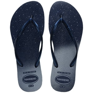 Sandalia Mujer Slim Gloss Azul Havaianas