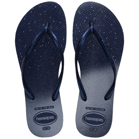 Sandalia Mujer Slim Gloss Azul Havaianas