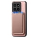 thumbnail image 2 of Funda de Cuero Magnética con Tarjetero para Xiaomi 14 Cubierta Delgada Rosa, 2 of 5