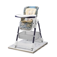 Silla De Comer Multiposiciones Con Ruedas Colorful Lubabycas