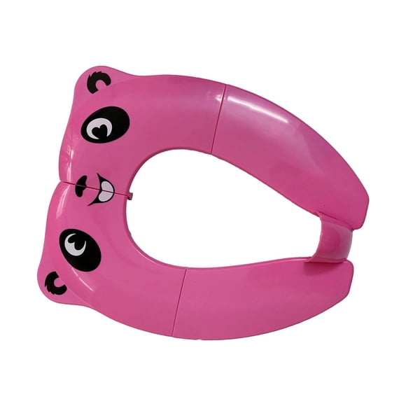 Asiento De Inodoro Plegable Con Cojín Antisalpicaduras Antideslizante Para Ni?os Ni?as Ni?os Rosa