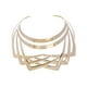 thumbnail image 1 of Collares Collar Lujoso Gargantilla Nacional Africana Para Niñas Mujeres Halloween Oro, 1 of 5
