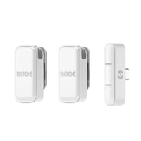 Rode - Micrófono Inalámbrico Røde Wireless Micro Con Funda De Carga Blanca