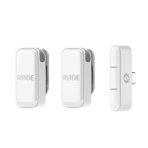 Rode - Micrófono Inalámbrico Røde Wireless Micro Con Funda De Carga Blanca