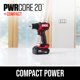 thumbnail image 2 of Kit de destornillador y destornillador de impacto Skil PWR CORE 20 20V, 2 of 9