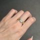 thumbnail image 4 of Anillos de Moissanita Dorada para Mujer 0.5 Quilate Color D Claridad VVS1 Anillo de Compromiso Ovalado 925 Plata de Ley Halo Anillos de Promesa para Ella Talla 5-9, 4 of 7