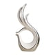 thumbnail image 5 of Estatua De Cerámica De Arte Abstracto Moderno, Novedad Para Centro De Mesa De Fiesta, Sala De Estar, Color Blanco Argent, 5 of 5