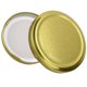 thumbnail image 1 of Pack 50 Unidades Tapa De 82mm Para Frasco Conservero dorado, 1 of 10