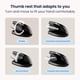 thumbnail image 3 of Ratón vertical con contorno de ratón Unimouse, ergonómico, con cable, 6 botones, 3 of 9