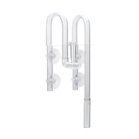 Ioensy - Tubo De Lirio Para Acuario, Superficie De Entrada Y Salida, Elimina Manchas De Aceite, Tubo De Lirio, Flujo De Entrada De 12Mm, Transparente