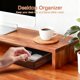 thumbnail image 3 of CADDY Moginno Bandeja de escritorio de madera de nogal 219x125x33mm, 3 of 5