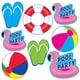 thumbnail image 1 of Cutouts Beistle Pool Party, 8 unidades por paquete, 9,5 x 12 cm, estampado, 1 of 2
