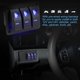 thumbnail image 4 of Panel de Interruptores BUNKER INDUST 3 Gang Rocker de Aluminio con LED Azul, 4 of 7