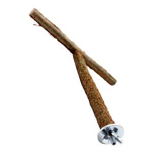 Ioensy - Soporte De Percha Para Pájaros, Parque Infantil Para Loros, Gimnasio Para Pájaros, Percha De Madera Natural