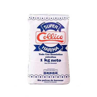 Harina Super Extra Fina Todo Uso Doméstico Bolsa 1 Kg Collico