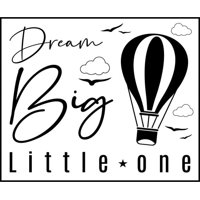 Rienda Libre Graphics - Decomural Dream Big Hot Air Balloon Ws-51297