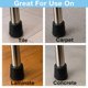thumbnail image 3 of Puntas protectoras para patas de muebles SOFTTOUCH de goma negra de 1,3 cm, paquete de 4, 3 of 7