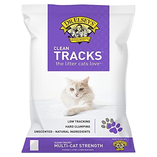 Arena para gatos Dr. Elsey's Premium, limpia las huellas, co