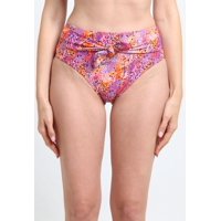 Samia - Bikini Calzón Con Amarra Estampado Naranja L