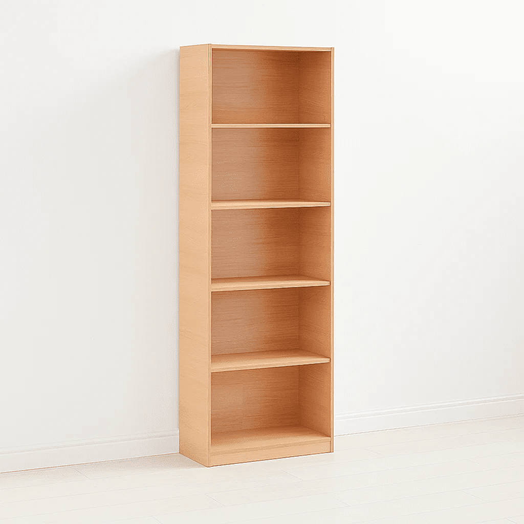 Klik Muebles - Librero Reka De 5 Espacios Alto - Madera