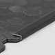 thumbnail image 1 of Remate metálico para mosaicos hexagonales, negro cepillado, paquete de 10, 1 of 6