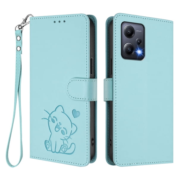 Funda Billetera Magnética para Xiaomi POCO X5, Verde Claro