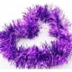 thumbnail image 1 of Juego de 5 guirnaldas brillantes de 2 m de largo para decorar árboles de Navidad, bodas, cumpleaños y fiestas (morado)., 1 of 5