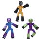 thumbnail image 1 of Figuras de acción Zing StikBot Shinies 3 unidades posables, 1 of 4
