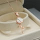 thumbnail image 2 of Stunning White Opal Pendant Necklace with Korean Golden Leaf Chain - Perfect for Weddings and Special Occasions, 2 of 4