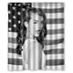 thumbnail image 1 of Cortina de ducha Lana Del Rey, juego de cortinas de baño con ganchos, tamaño 60 x 72 pulgadas, 1 of 3