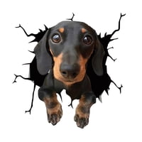 Bothyi - Pegatinas De Pvc Para Perros, Calcomanías Para Grietas De Coches, Adhesivos Para Ventana De Mascotas Para Pared, Nevera, Camión D