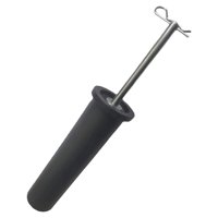 Ioensy - Pin De Carga De Peso, Piezas De Pesas, Equipo De Fitness, Extensor De Pila De Peso Para Gimnasio, Diámetro Negro De 10Mm