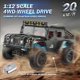 thumbnail image 3 of Coche a control remoto SIMREX, camión 4WD todo terreno a escala 1:12, 3 of 8