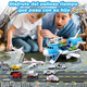 thumbnail image 5 of Juguete De Avión De Rescate Porta 12 Vehículos Para Niños, 5 of 6