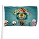 thumbnail image 1 of La Morsa Cantante Bandera impresa con temática, regalo perfecto para fanáticos, amigos y familiares, y adecuada para actividades al aire libre e interiores, decoraciones de fiesta. 120*180CM, 1 of 6