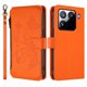 thumbnail image 2 of Funda Cartera Mariposa para [Xiaomi 15 Pro] con Soporte y Cremallera Naranja, 2 of 6