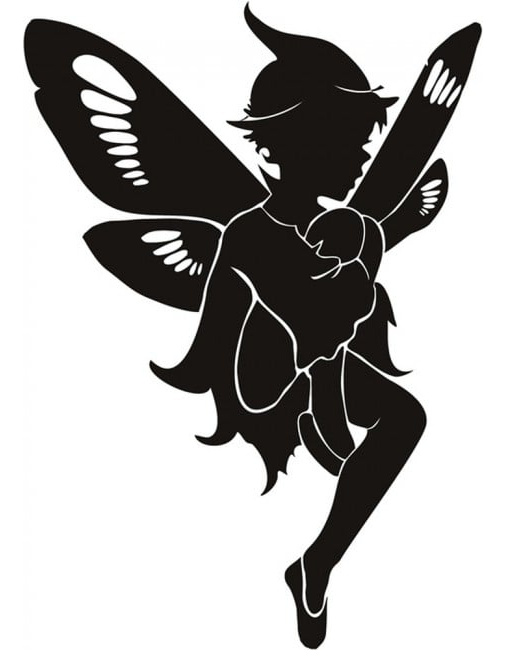 Rienda Libre Graphics - Decomural Fairy Sitting Fantasy Princess Ws-17831