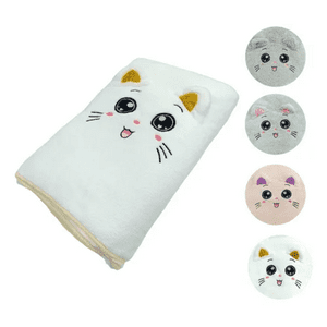 Genérico - Toalla De Baño Diseño Gato 4 Colores 70X140 Cm