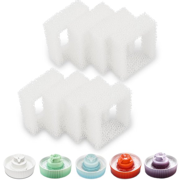 Filtro de Repuesto para Fuente de Gato Wonder Creature – Pack de 8 Esponjas