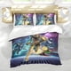thumbnail image 5 of Metroid Miedo Conjunto de sábanas temático, trío de piezas, cómodo y amigable con la piel, diseño único, regalo de decoración para el hogar para familiares, amigos y fans,135cm *200cm, 5 of 6