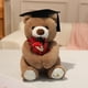 thumbnail image 5 of Oso de Peluche de Graduación con Sombrero y Flores, Lindo Oso Doctor de Peluche Regalo de Graduación, 5 of 6