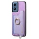 thumbnail image 3 of Funda Magnética Para Motorola Moto G Play 2024 4g Con Billetera Y Anillo Protector Resistente Morado, 3 of 5