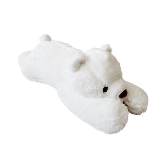 Peluche pesado FoxVilla Polar Bear de 2 kg para adultos