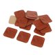 thumbnail image 3 of 20 piezas de cuero de la PU etiquetas hechas a mano etiqueta bricolaje bolsa de ropa artesanía de costura peque?a rosa, 3 of 5