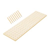 Magideal - Plato Del Organizador De Cajón De Clavijas Y Organizador De Placas Panel De Peinado De Madera Espacio Ajustable Resistente Con Clavijas De 8 Piezas Pa