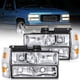 thumbnail image 1 of Conjunto de faros Nilight para camioneta Chevy GMC 1988-1993, 1 of 8