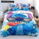 thumbnail image 2 of Stitch Cute Bedding Set King Size Kawaii Cartoon Pillow Cover Quilt Cover for Children's Bed Double Three Piece Set, 2 of 5