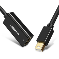 Ugreen - Cable Adaptador Mini-Displayport / Hdmi 4K/30Hz 25Cm Negro Md112