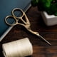thumbnail image 4 of Bordado forjado Scissors Singer de 10 cm con punta curva, dorado, 4 of 4