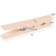 thumbnail image 4 of Pinzas de madera Tecbeauty para ropa, 100 unidades, 4 of 6